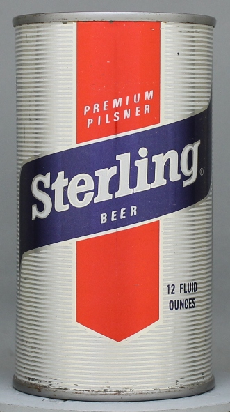 Sterling Premium Quality Pilsner Beer Flat Top Can