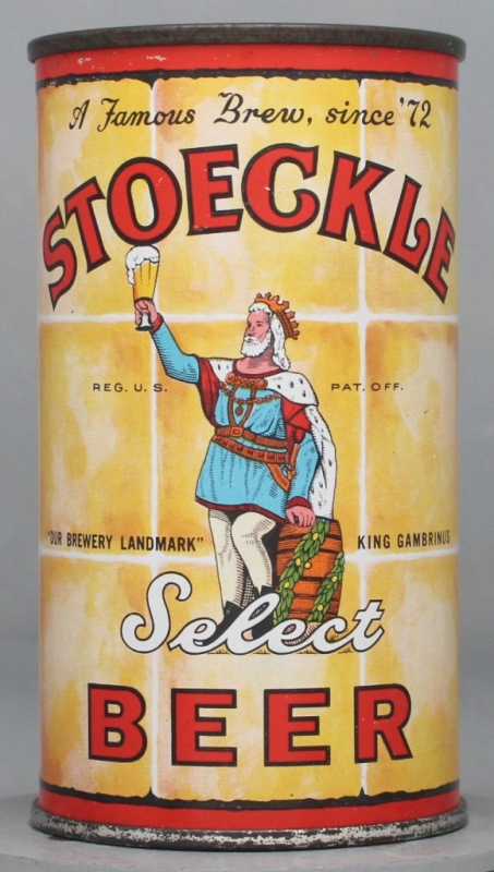Stoeckle Select Beer Flat Top Can