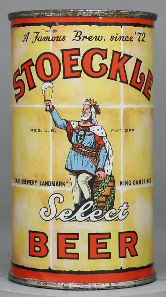 Stoeckle Select Beer Flat Top Can