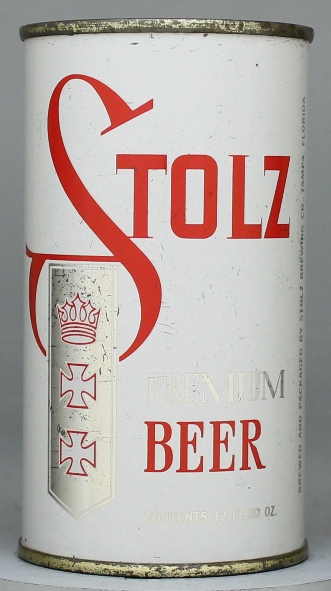 Stolz Premium Beer Flat Top Can