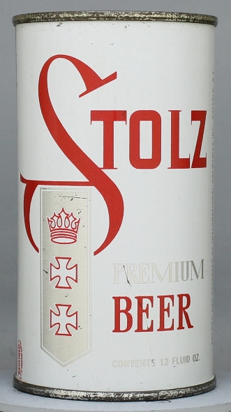 Stolz Premium Beer Flat Top Can