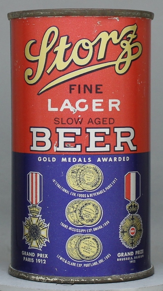 Storz Fine Lager Beer Flat Top Can
