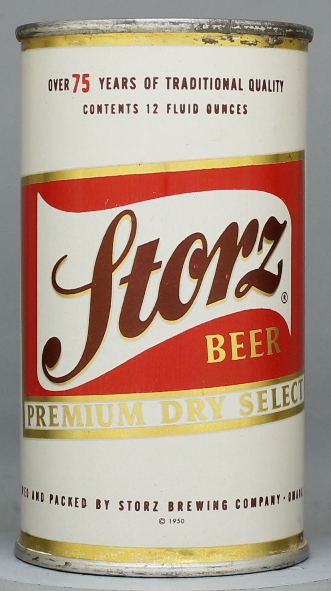 Storz Premium Dry Beer Flat Top Can