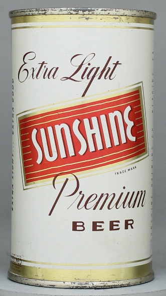 Sunshine Premium Beer Flat Top Can