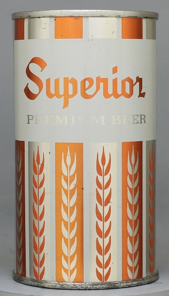 Superior Premium Beer Flat Top Can