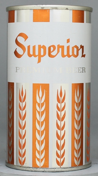 Superior Premium Beer Flat Top Can