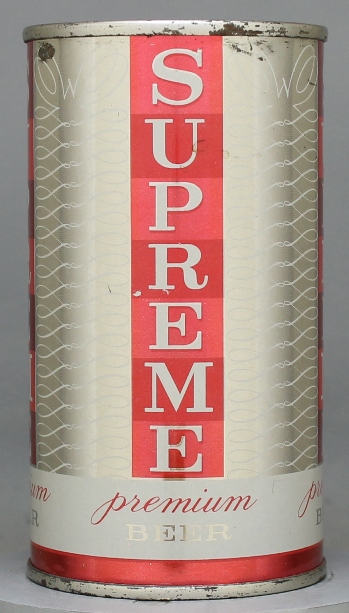 Supreme Premium Beer Flat Top Can