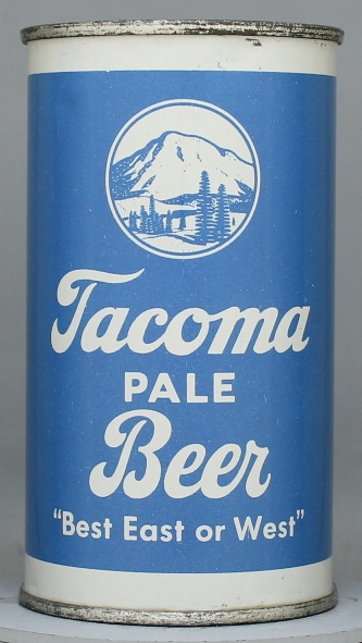 Tacoma Pale Beer Flat Top Can