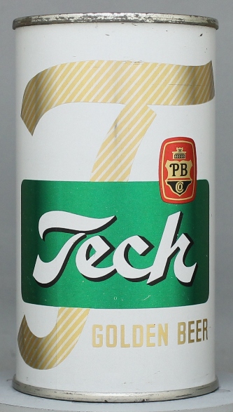Tech Golden Beer Flat Top Can