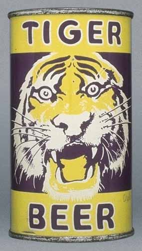 Tiger Beer Flat Top Can