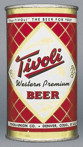 Tivoli Western Premium Beer Flat Top Can