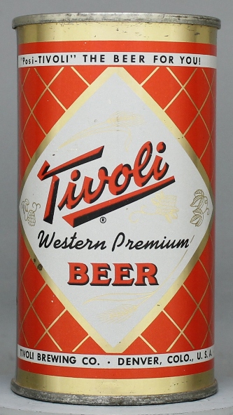 Tivoli Western Premium Beer Flat Top Can