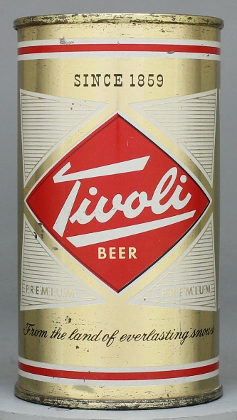 Tivoli Premium Beer Flat Top Can