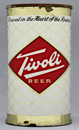 Tivoli Premium Beer Flat Top Can