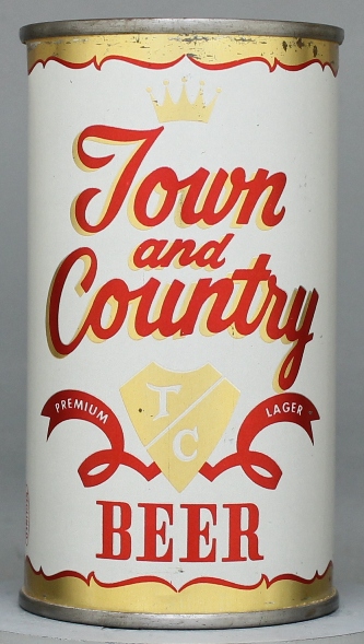 Town & Country Beer Flat Top Can