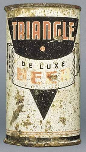 Triangle De Luxe Beer Flat Top Can