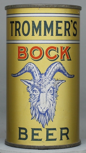Trommer's Bock Flat Top Can