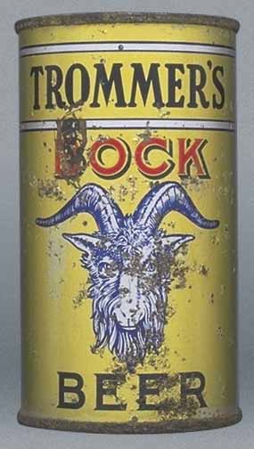 Trommer's Bock Flat Top Can