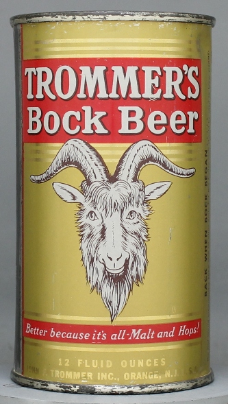 Trommer's Bock Flat Top Can