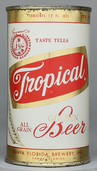 Tropical Golden All Grain Beer Flat Top Can