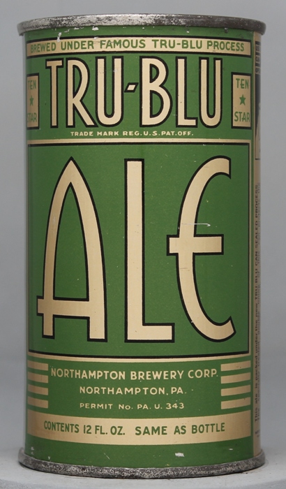 Tru-blu Ten Star Ale Flat Top Can