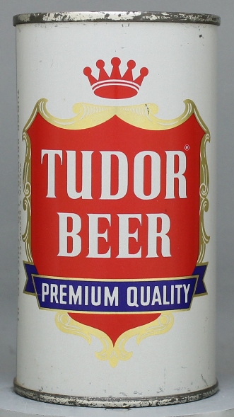 Tudor Premium Quality Beer Flat Top Can