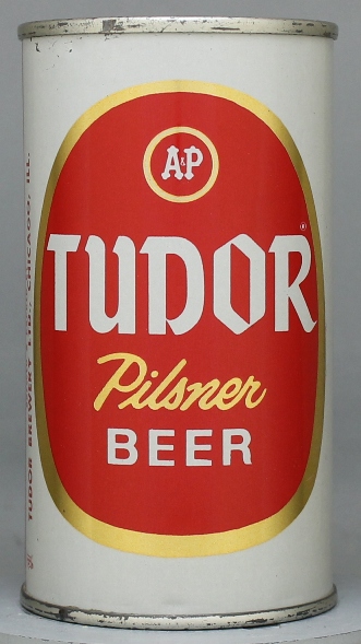 Tudor Pilsner Beer Flat Top Can