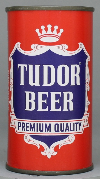 Tudor Premium Quality Beer Flat Top Can