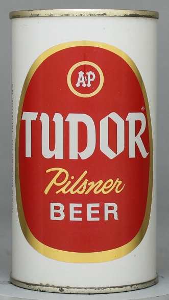 Tudor Pilsner Beer Flat Top Can