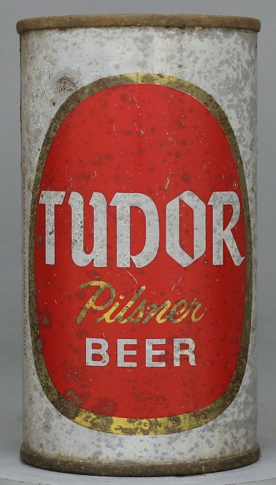 Tudor Pilsner Beer Flat Top Can