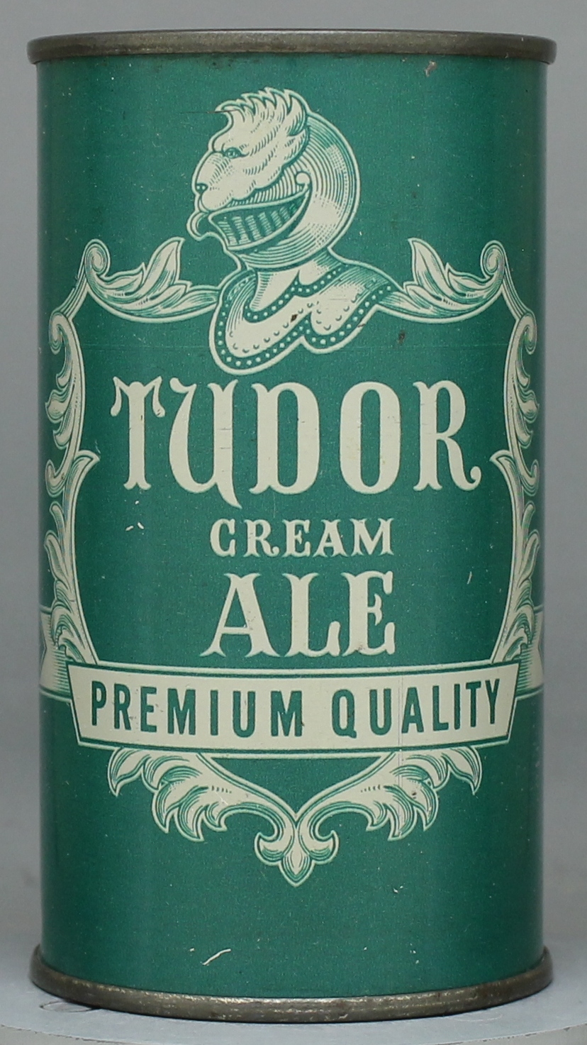 Tudor Premium Quality Cream Ale Flat Top Can