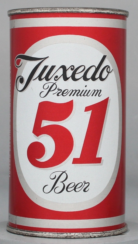 Tuxedo Premium Beer Flat Top Can
