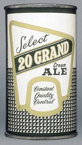 Twenty Grand Select Cream Ale Flat Top Can