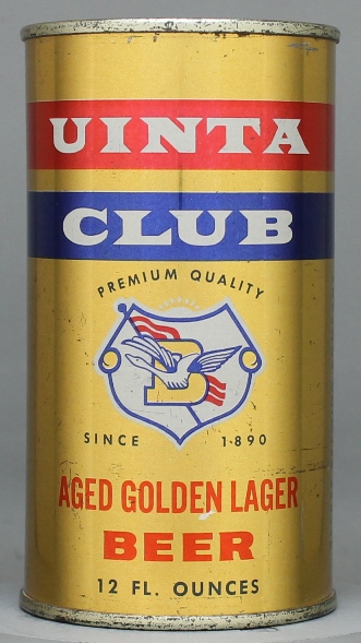 Uinta Club Aged Lager Beer Flat Top Can