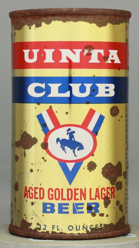Uinta Club Aged Lager Beer Flat Top Can