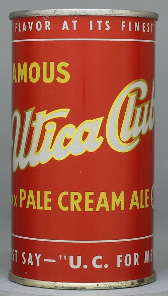Utica Club Pale Cream XXX Ale Flat Top Can