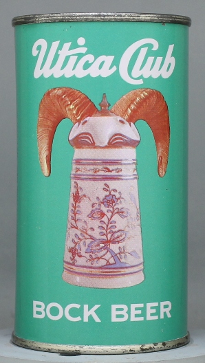Utica Club Bock Flat Top Can