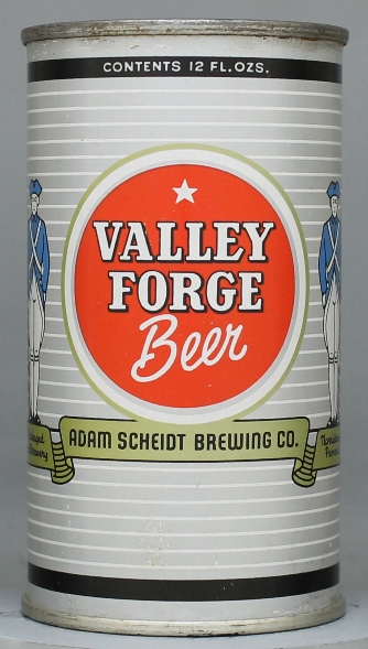 Valley Forge Beer Flat Top Can