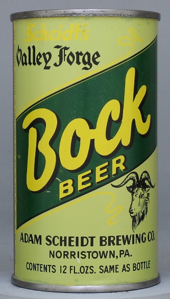 Scheidt's Valley Forge Bock Flat Top Can