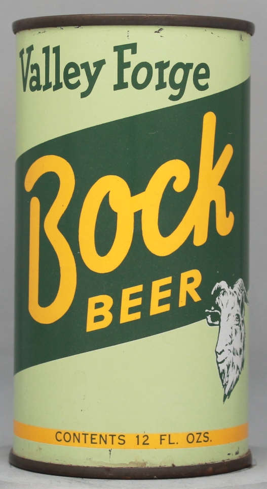 Valley Forge Bock Flat Top Can