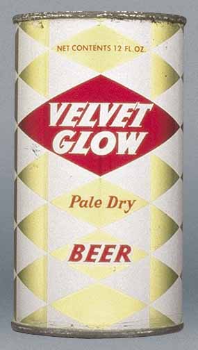 Velvet Glow Pale Dry Beer Flat Top Can