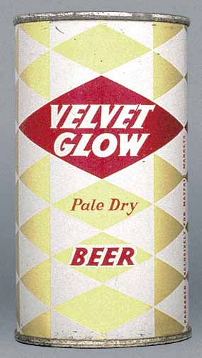 Velvet Glow Pale Dry Beer Flat Top Can