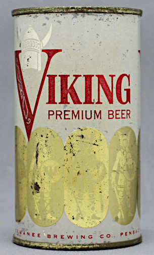 Viking Premium Beer Flat Top Can