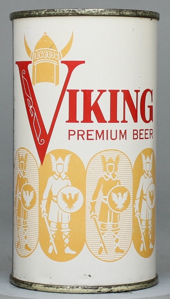 Viking Premium Beer Flat Top Can