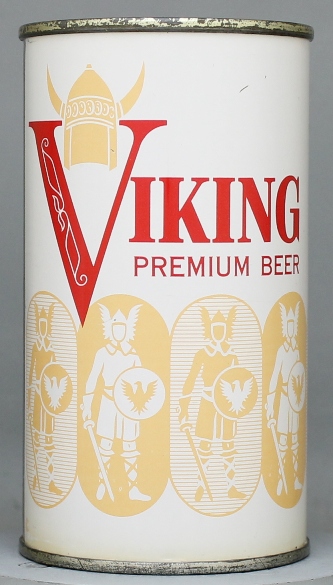 Viking Premium Beer Flat Top Can