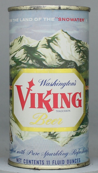 Viking Beer Flat Top Can