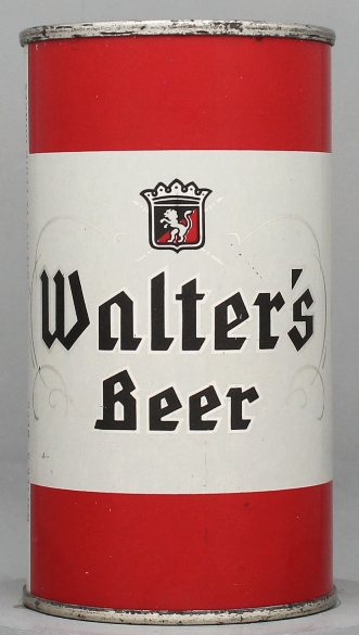 Walter's Beer Flat Top Can