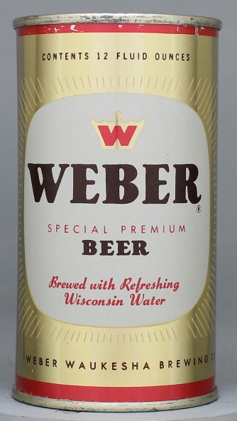 Weber Special Premium Beer Flat Top Can