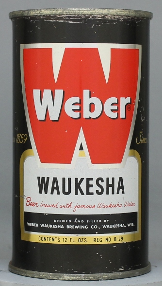 Weber Waukesha Beer Flat Top Can