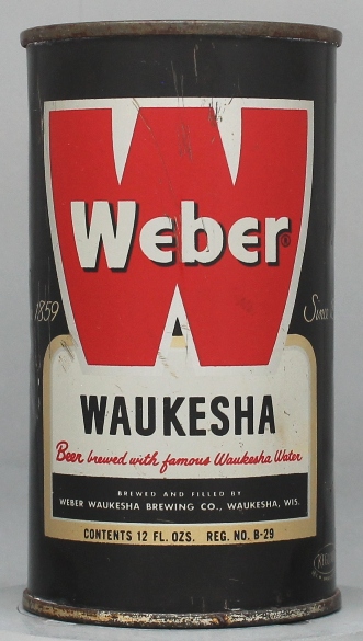 Weber Waukesha Beer Flat Top Can